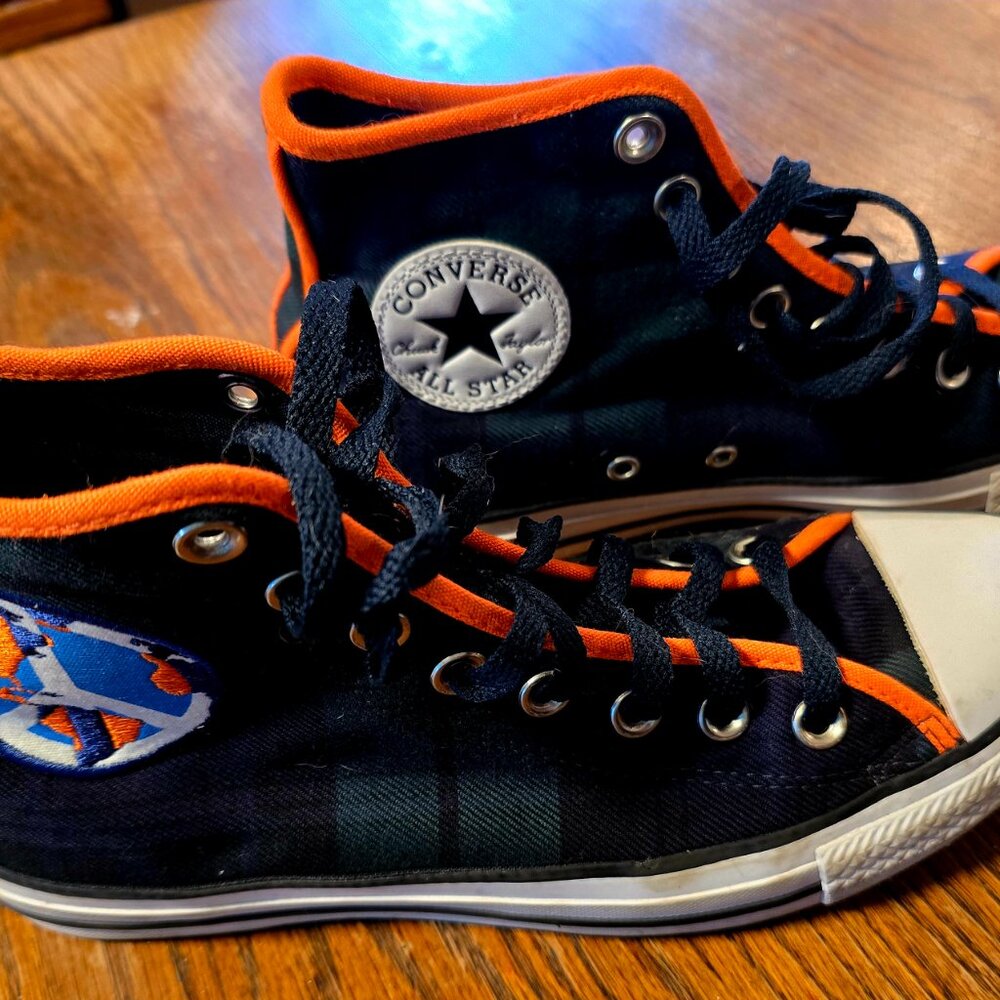 Converse All Star World Peace Men's 7 Womens 9 High Top - Picture 3 of 5